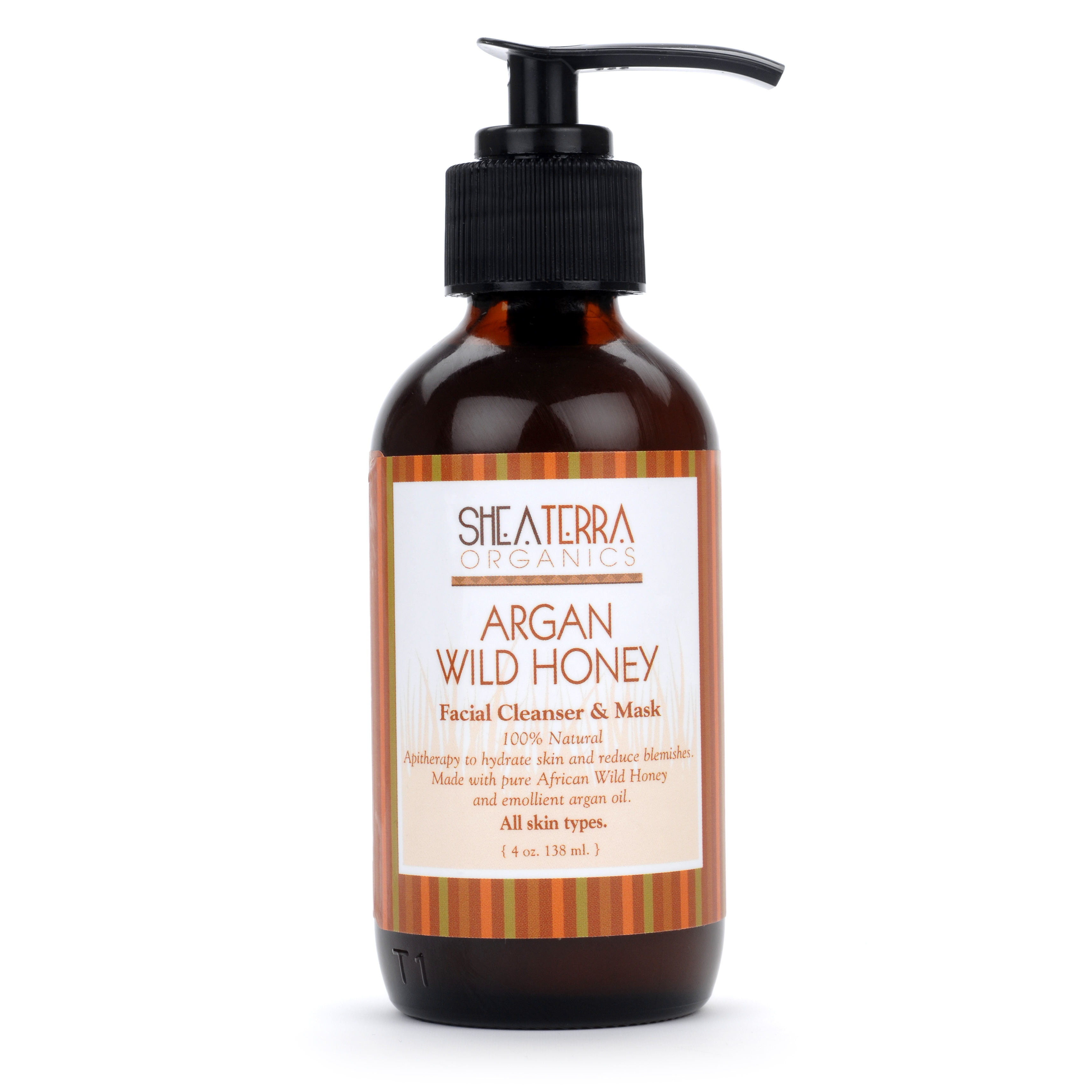 Shea Terra Organics Argan Wild Honey Facial Cleanser & Mask