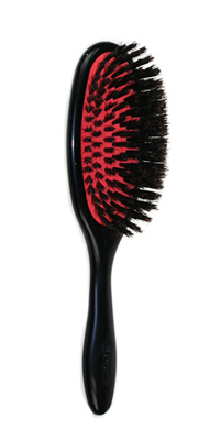 Denman Grooming Brush with Natural Bristle & Nylon Pins