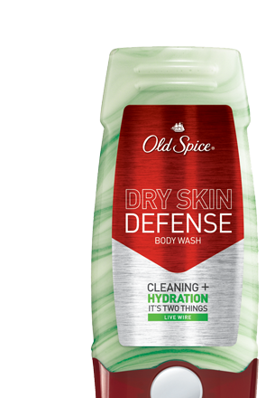 Old Spice Dry Skin Defense Live Wire Body Wash