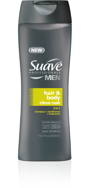 Suave Professionals Men Citrus Rush 3-in-1