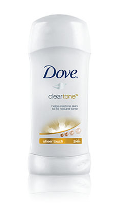 Dove Clear Tone Sheer Touch Deodorant