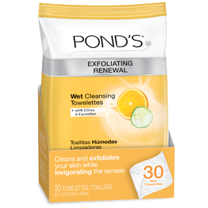 Pond's Exfoliating Renewal Wet Cleansing Towelettes