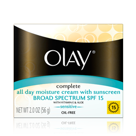 Complete All Day Moisture Cream with Sunscreen Broad Spectrum SPF 15 - Sensitive