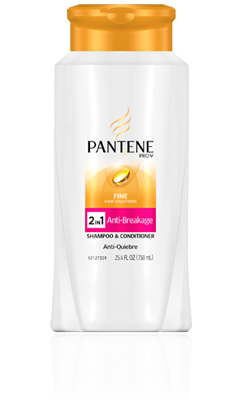 Pantene Pro-V Fine Hair Solutions Anti-Breakage 2-in-1 Shampoo + Conditioner