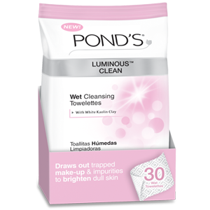 Pond's Luminous Clean Wet Cleansing Towelettes