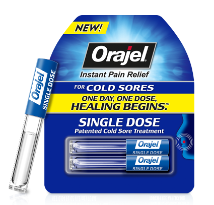 Orajel Single Dose Patented Cold Sore Treatment