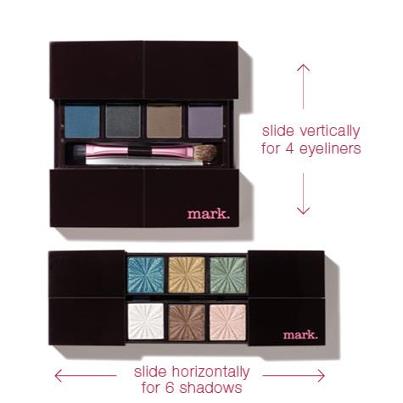 mark Drama Case Eye Shadow and Liner Palette