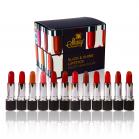 Shany Cosmetics SHANY Slick & Shine Lipstick Set - Set of 12 Famouse Colors