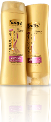 Suave Professionals Color Care Shampoo with Moroccan Argan Oil