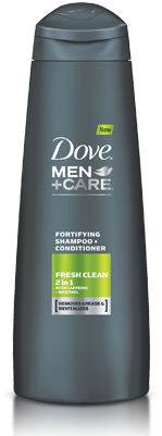 Dove Men+Care Fresh Clean Fortifying 2 in 1