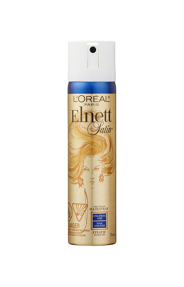 L'Oreal Elnett Satin Hairspray Extra Strong Hold Unscented