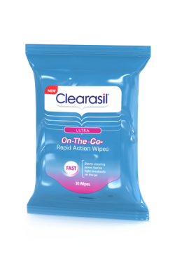 Clearasil Ultra On-The-Go Rapid Action Wipes