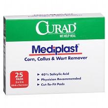 Curad Mediplast Corn, Callus & Wart Remover Pads
