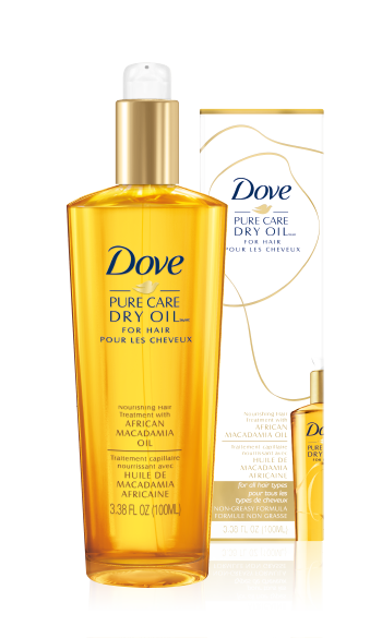 Dove Pure Care Dry Oil Nourishing Treatment with African Macadamia Oil
