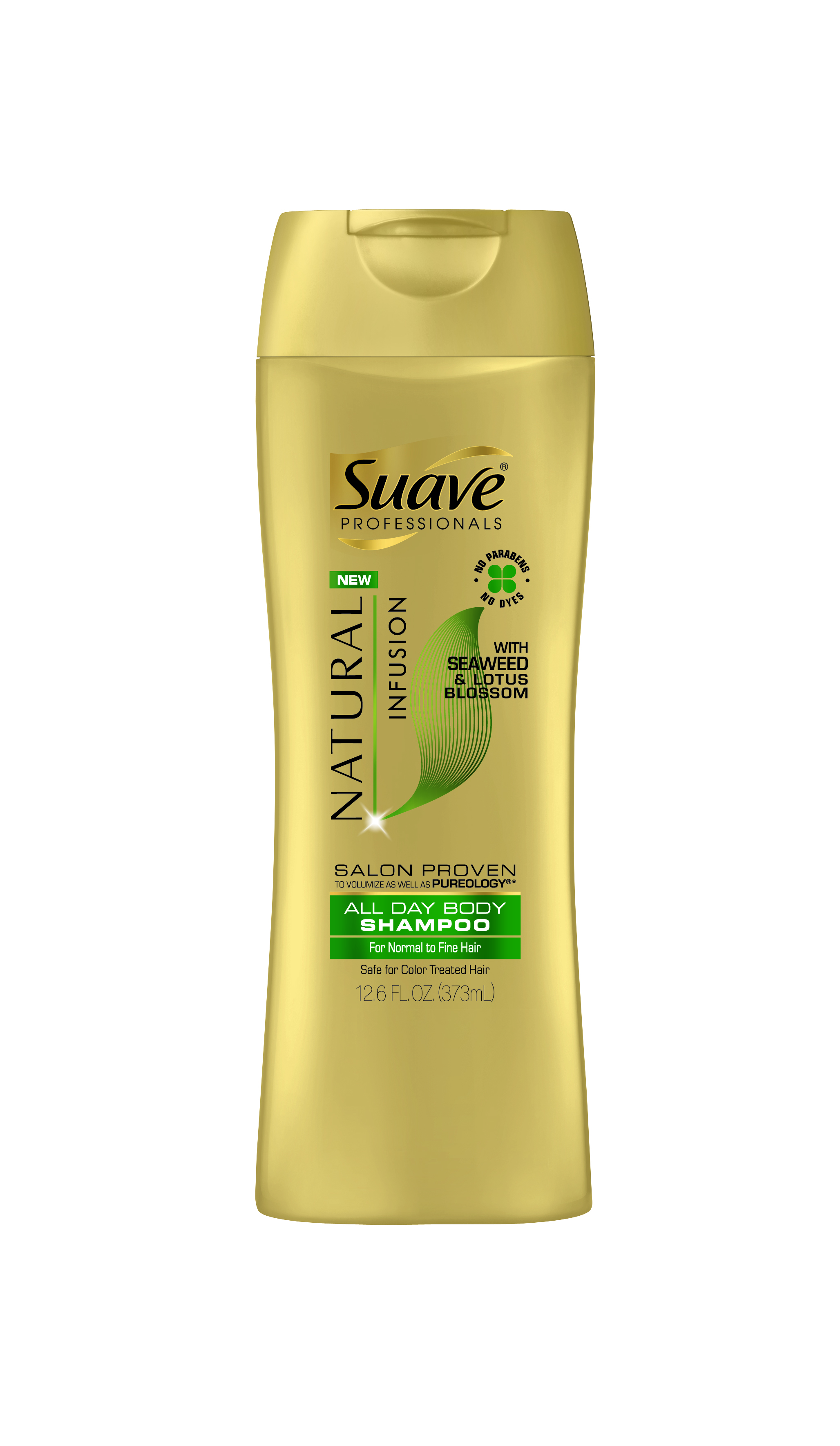Suave Professionals Natural Infusion All Day Body Shampoo with Seaweed & Lotus Blossom