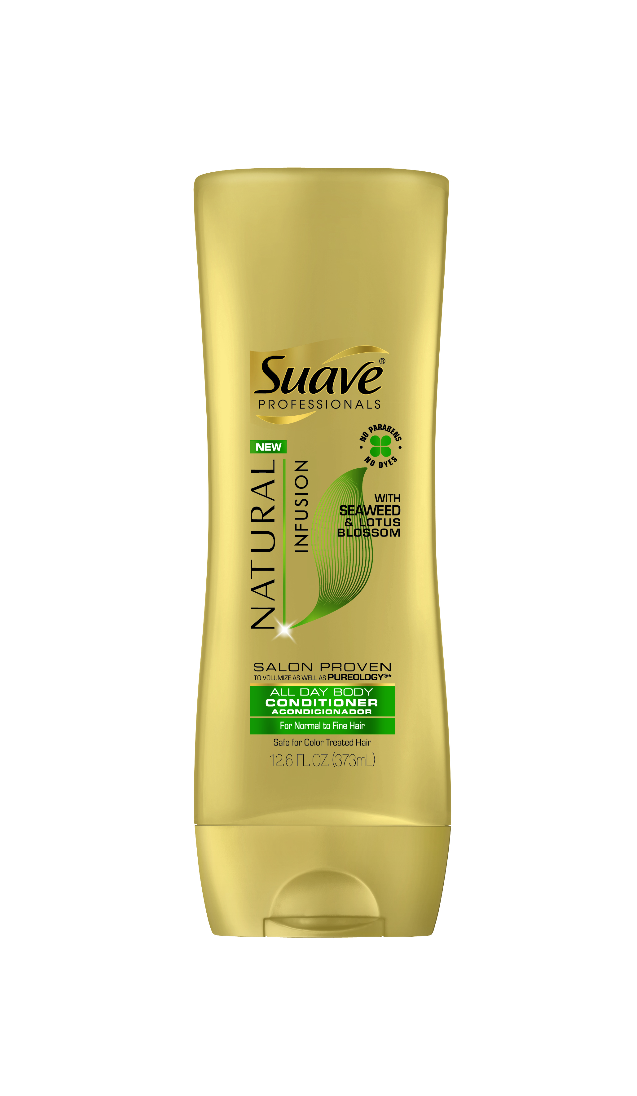 Suave Professionals Natural Infusion All Day Body Conditioner with Seaweed & Lotus Blossom