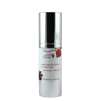 100% Pure Healthy Skin Foundation With Super Fruits (Full Coverage / Satin Finish)