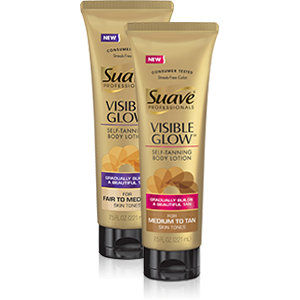 Suave Visible Glow Self-Tanning Body Lotion