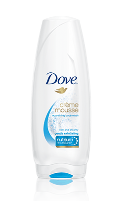 Dove Crème Mousse Exfoliating Body Wash