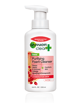 Garnier Clean+ Purifying Foam Cleanser