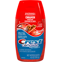 Crest Complete Multi-Benefit Whitening + Cinnamon Expressions Liquid Gel