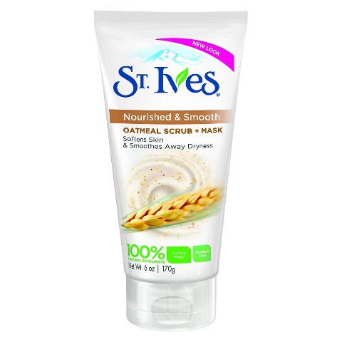 St. Ives Nourished and Smooth Oatmeal Scrub + Mask