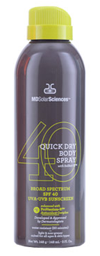 MD SolarSciences Quick Dry Body Spray SPF 40 Broad Spectrum UVA-UVB With SolSci-X