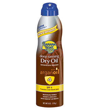 Banana Boat Clear UltraMist Dry Oil Spray Sunscreens with Argan Oil