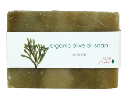 100% Pure Seaweed Organic Olive Oli Soap