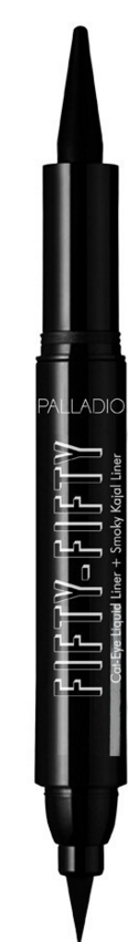 Palladio FIFTY-FIFTY Cat-Eye Liquid Liner + Smoky Kajal