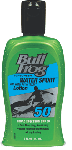 BullFrog Water Sport with Water Armor Tech Lotion SPF 50