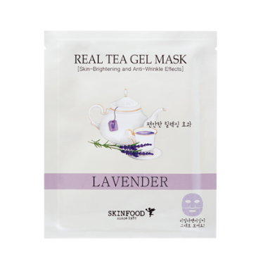 Skinfood Real Tea Gel Mask -- Lavender