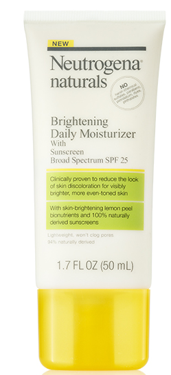 Neutrogena Naturals Brightening Daily Moisturizer with Sunscreen Broad Spectrum SPF 25