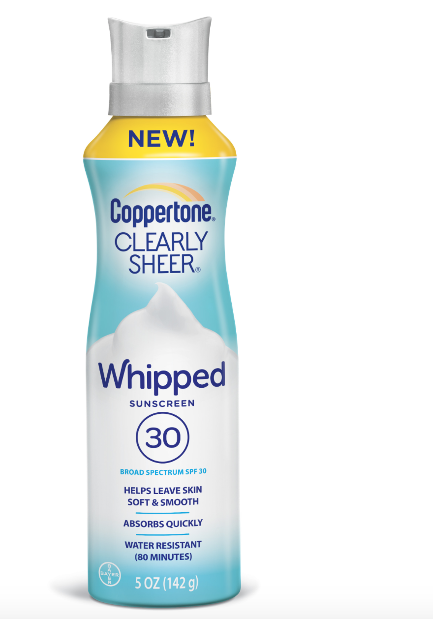 COPPERTONE® CLEARLYSheer® Whipped Sunscreens