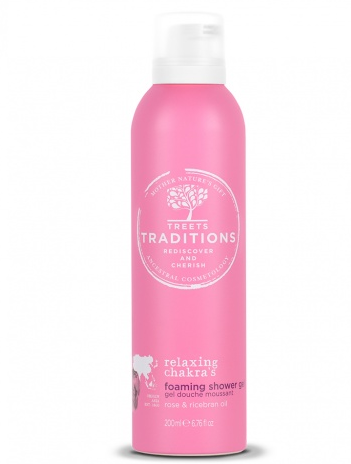 Treets Traditions Relaxing Chakra's Foaming Shower Gel
