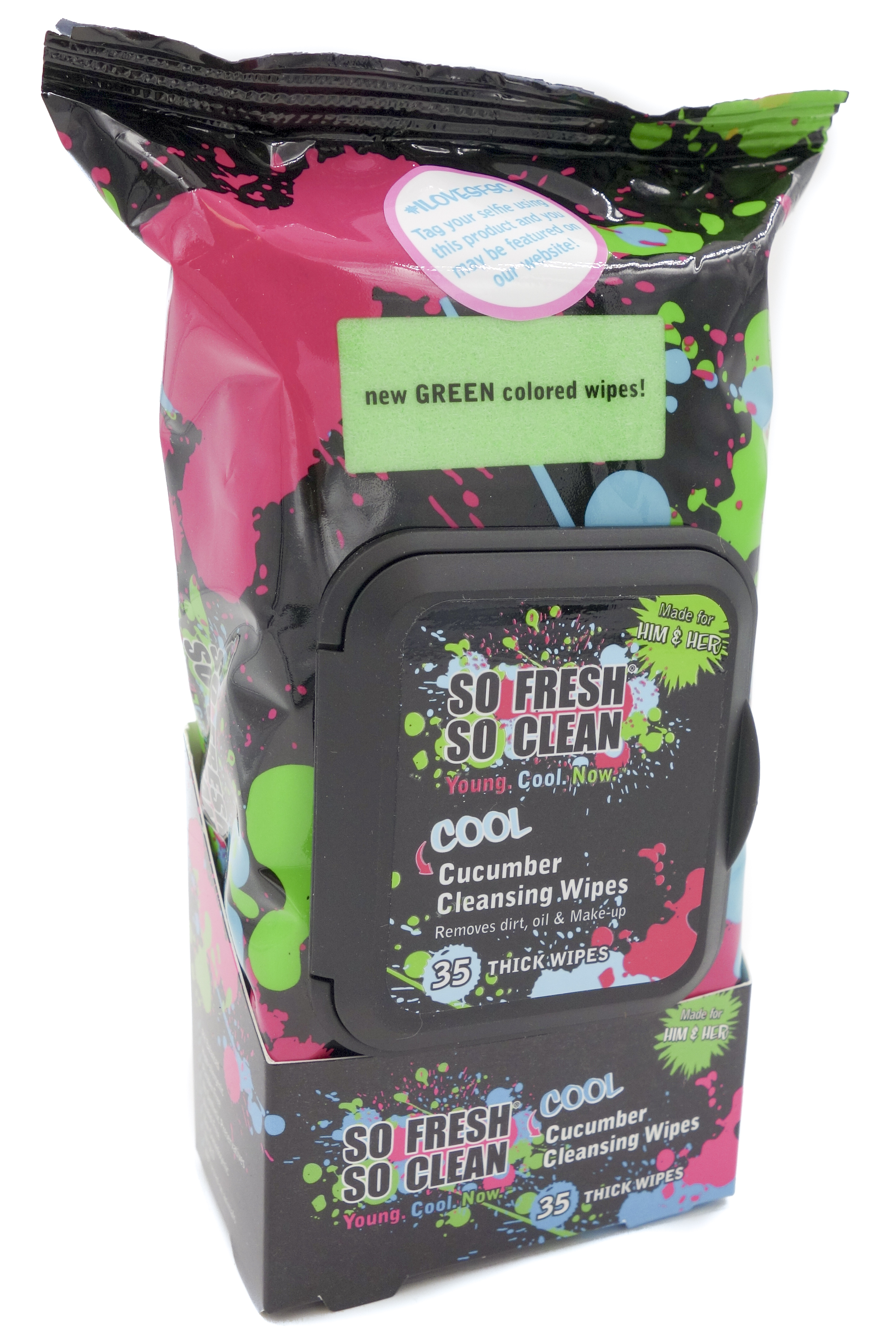 So Fresh So Clean Cool Cucumber Cleansing Wipes