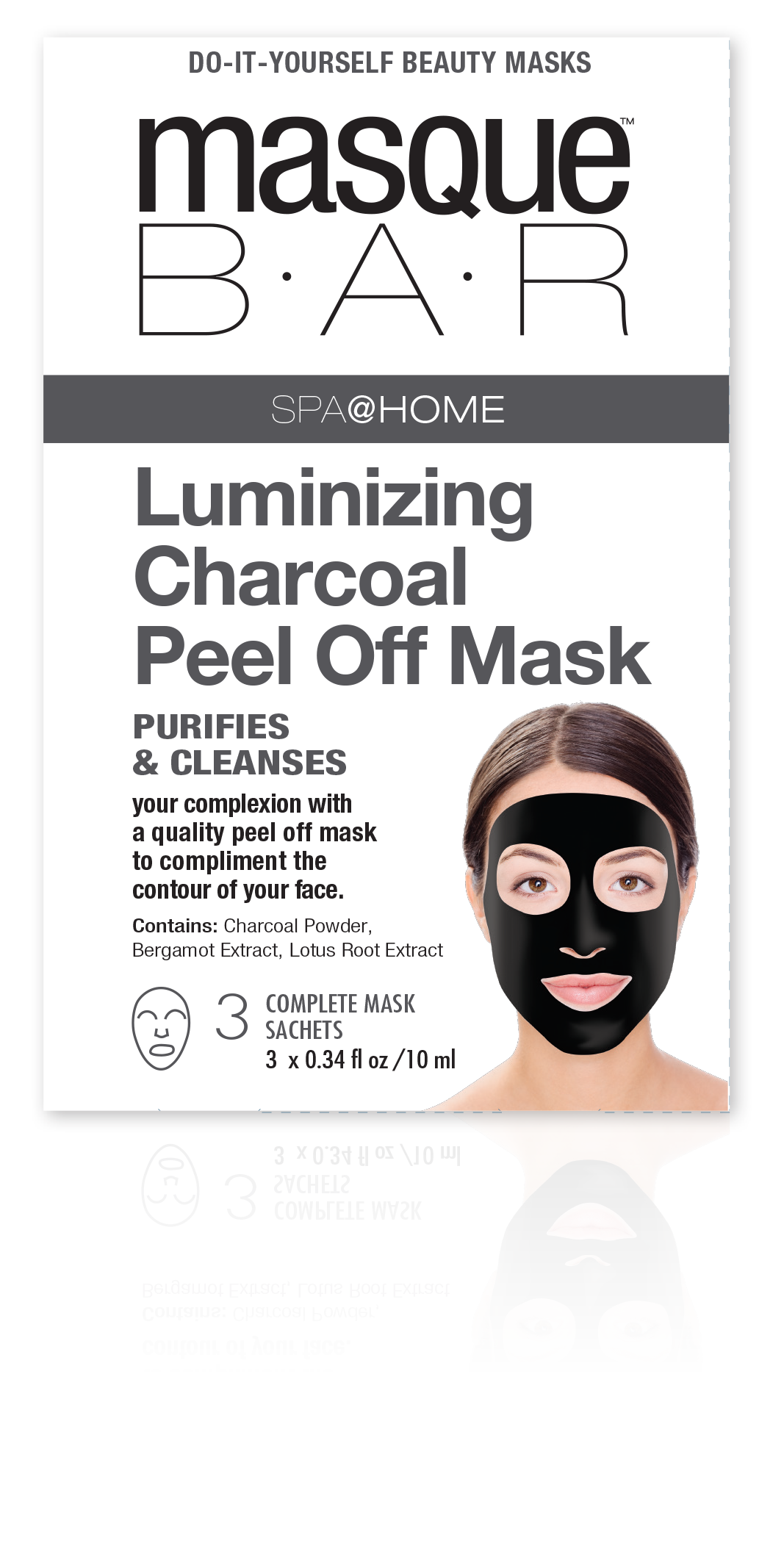 Look Beauty Masque Bar Luminizing Charcoal Peel Off Mask
