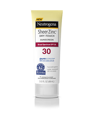 Neutrogena Sheer Zinc Dry-Touch Sunscreen Broad Spectrum SPF 30