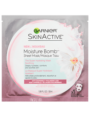 Garnier Fructis SkinActive Moisture Bomb The Super Hydrating Sheet Mask - Soothing