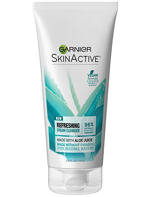Garnier SkinActive Refreshing Cream Face Wash with Aloe