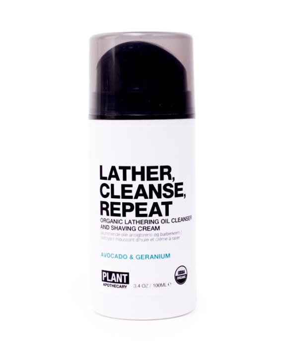 Plant Apothecary Lather Cleanse Repeat Organic Lathering Oil Cleanser and Shaving Cream