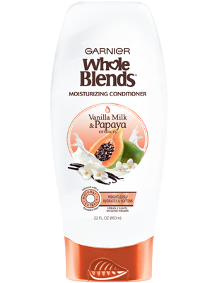 Garnier Whole Blends Moisturizing Conditioner with Vanilla Milk & Papaya Extracts
