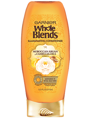 Garnier Whole Blends Illuminating Conditioner Moroccan Argan and Camellia Oils Extracts