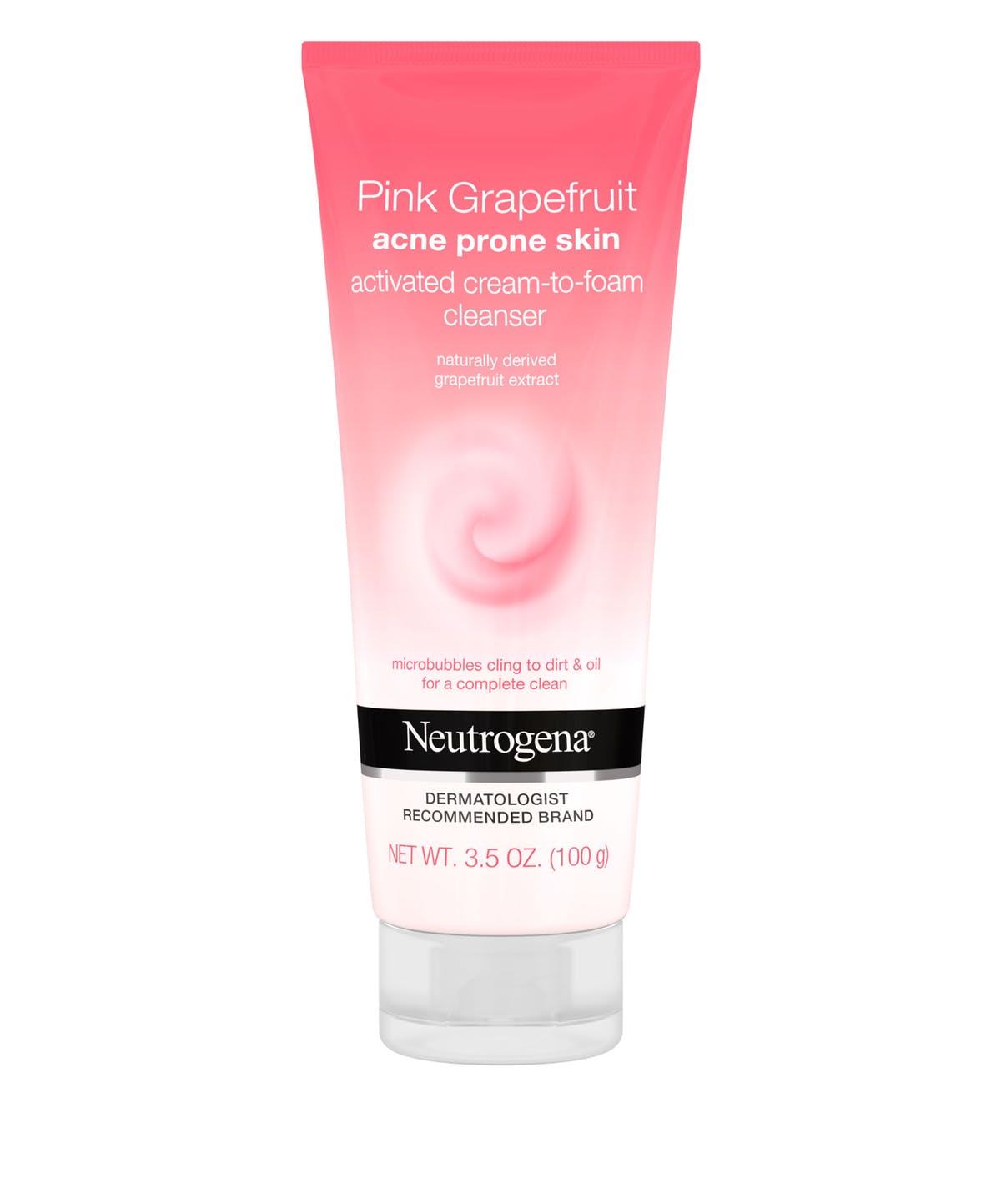 Neutrogena Pink Grapefruit Acne Prone Skin Activated Cream-to-Foam Cleanser