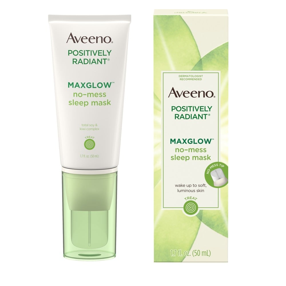 Aveeno Positively Radiant MaxGlow No-Mess Sleep Mask