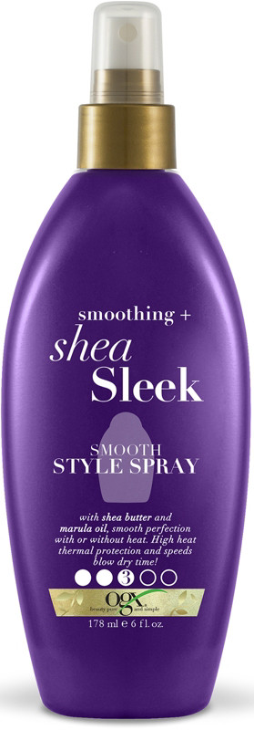 OGX Smoothing + Shea Sleek Smooth Style Spray