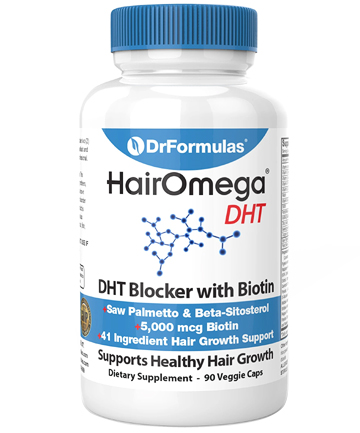 DrFormulas DHT Blocker for Men and Women HairOmega Advanced Hair Growth Supplement