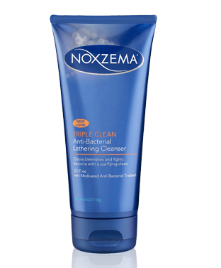 Noxzema Triple Clean Anti-Bacterial Lathering Cleanser