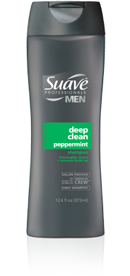 Suave Professionals Men Deep Clean Peppermint Shampoo