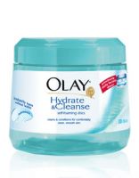 Olay Hydrate and Cleanse Self Foaming Discs
